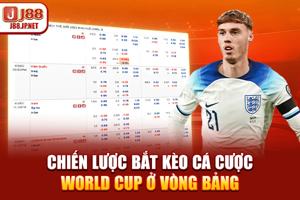 Chiến lược bắt kèo cá cược World Cup ở vòng bảng